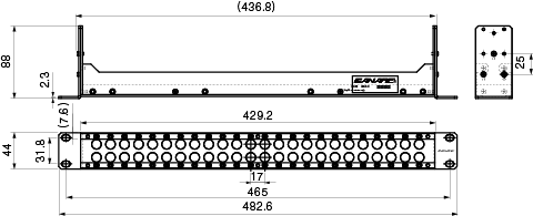 VJ2-V24-1U-BLK drawing